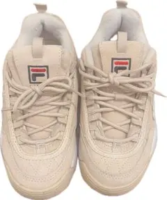 FILA スニーカー ベージュ　23センチ