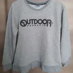 OUTDOOR PRODUCTS グレー トレーナー 150