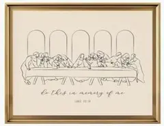 【ファブリックポスター】最後の晩餐　ウォールアート　ポスター　絵画　芸術