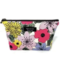 化粧ポーチ コスメポーチ ファスナーポーチ 小物入れ 収納 花柄 オシャレ