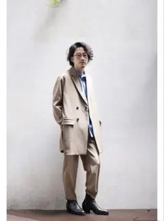 soerte　ジャケット&スラックス　セットアップ soerte セットアップ ブラウン テーラードジャケット・スラックス