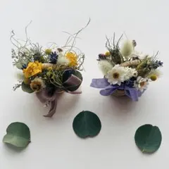 灯台守の植物園 ～herbier de brume～ドライフラワー リース - メルカリ