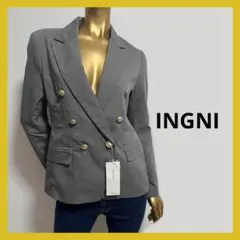 新品タグ付き INGNI テーラード ジャケット M グレーのサムネイル