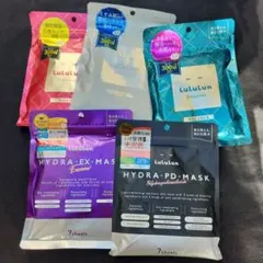 ルルルン　LULULUN シートマスク　5種セット　ハイドラ　モイスト　クリア