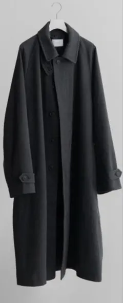 remer loose Balmacaan over long coat