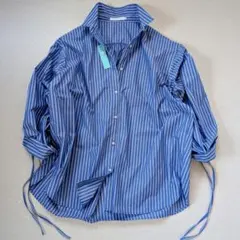 新品✨️　2way 袖　AMERICAN HOLIC ストライプシャツ　BIG