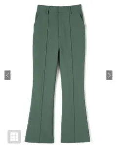 【GRL】フロントタックフレアパンツ k8360 グリーン