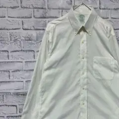 ブルックスブラザーズ長袖シャツ！ホワイトM 0317