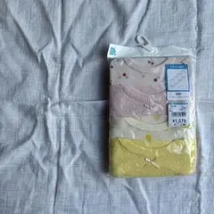 新品未使用　4枚セット　韓国こども服風　肌着　ノースリーブロンパース　90
