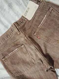 送料込み★EDWIN　エドウィン404XVSブラウン系ダメ－ジデニムsize31