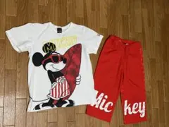 BABYDOLLミッキーマウス 上下セット150cm Tシャツ & ハーフパンツのサムネイル