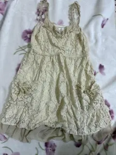 アクシーズキャミワンピース Mサイズ クリーム色