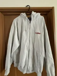 XLARGE ジップアップパーカー グレー
