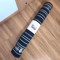 DCM　インテリアマット　ボーダー　８０×１７０ｃｍ　紺色