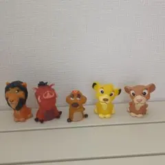 ライオン・キング キャラクター フィギュア 5体セット　ソフビ