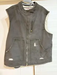 1*6様 KAMIYA ダックベスト グレー　M カーハート好きも⚪︎ 2025年最新】kamiya ベストの人気アイテム - メルカリ