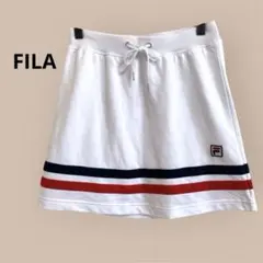 セシルマクビー/FILA/フィラ★テニススコート　ミニスカート　青×赤ライン