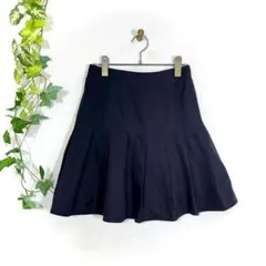Mouth valley マウスバレー プリーツスカート ミニ丈 紺色 M
