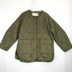 レイ ビームス キルティングノーカラーブルゾン ライナージャケット