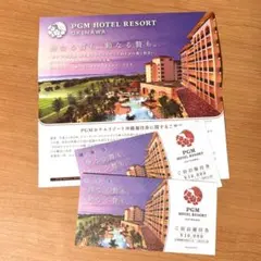 PGMホテルリゾート沖縄 ご宿泊優待券 10000円分 2枚のサムネイル