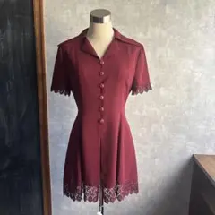 古着　ヴィンテージ 総柄シャツ　used ビンテージ　希少　レトロ　ユーズド