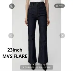 美品　MOUSSY MVS FLARE デニム　23通常丈