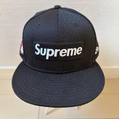 Supreme メッシュキャップ ブラック 7 1/2