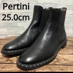 【25.0】Pertini ペルティーニ サイドゴア チェルシーブーツ