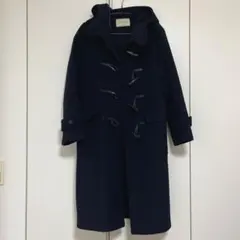 UNITED ARROWS レディース　ダークネイビー ロングダッフルコート　S