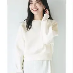 coca スポンディッシュニットトップス