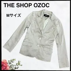 (b-551) OZOC テーラードジャケット ライトベージュ Mサイズ