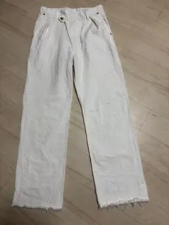 CULLNI ホワイト ワイドレッグパンツ