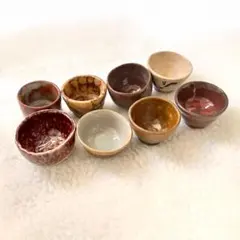 陶器 お猪口 8点セット
