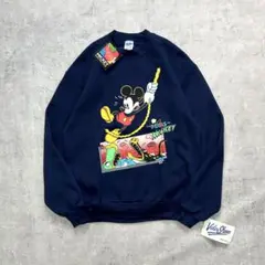 90s Velva Sheen × Disney deadstock sweat
