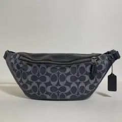 2601-102｜美品｜コーチ シグネチャー ボディバッグ デニム