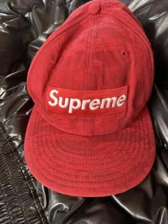Supreme 59FIFTY キャップ レッド 7 1/8