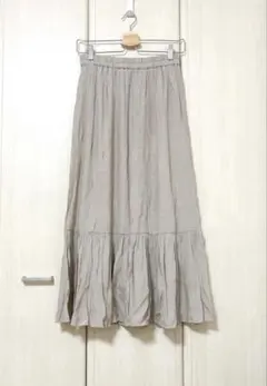 Honeys ロングスカート ベージュ