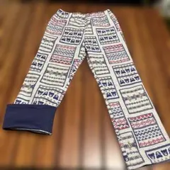 DOUBLE.B パターン柄 ロングパンツ 110cm