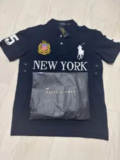 希少 Polo Ralph Lauren NEW YORK ビックポニー S 紺