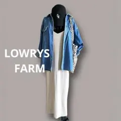 LOWRYS FARM （ローリーズファーム）リブニット キャミ　ワンピース