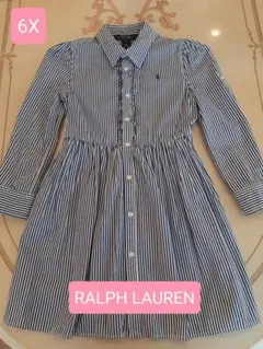 ♡ ラルフローレン　シャツワンピース　6X 120センチ ♡のサムネイル