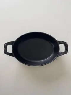 STAUB｜ストウブ｜オーバル｜スタッカブルディッシュ｜ブラック｜24cm