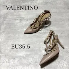 VALENTINO GARAVANI ロックスタッズ アンクルストラップ ヒールのサムネイル