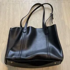 PUレザー　トートバッグ　ビジネスバッグ