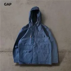 美品GAPマウンテンパーカーナイロンジャケットダブルジップMネイビーアウトドアのサムネイル