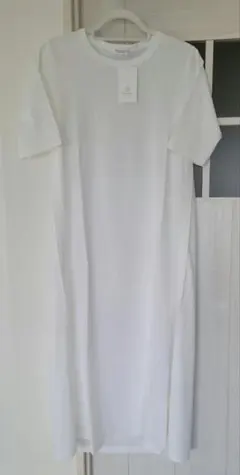 新品 UNITED ARROWS 半袖 ワンピース ホワイト