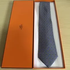極美品 HERMES エルメス 総柄 シルク100 ネクタイ パープル - メルカリ