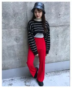 INGNI クロップドニット M