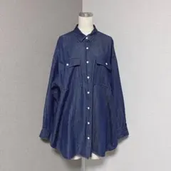レプシィム　デニムシャツ　オーバーサイズ