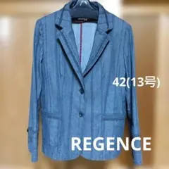REGENCE テーラードジャケット ネイビー 42サイズのサムネイル